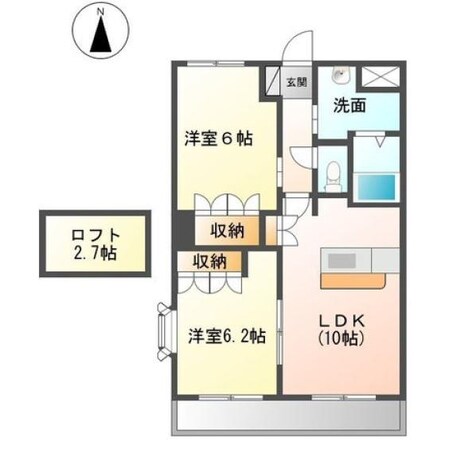 パストラルKの物件間取画像